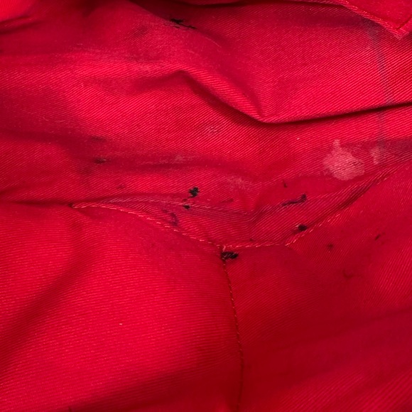 Flawed Dooney & Bourke Tan and Gray Leather Satchel - Picture 10 of 13